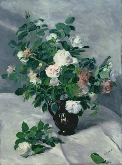 Still Life with Roses by Pierre Auguste Renoir